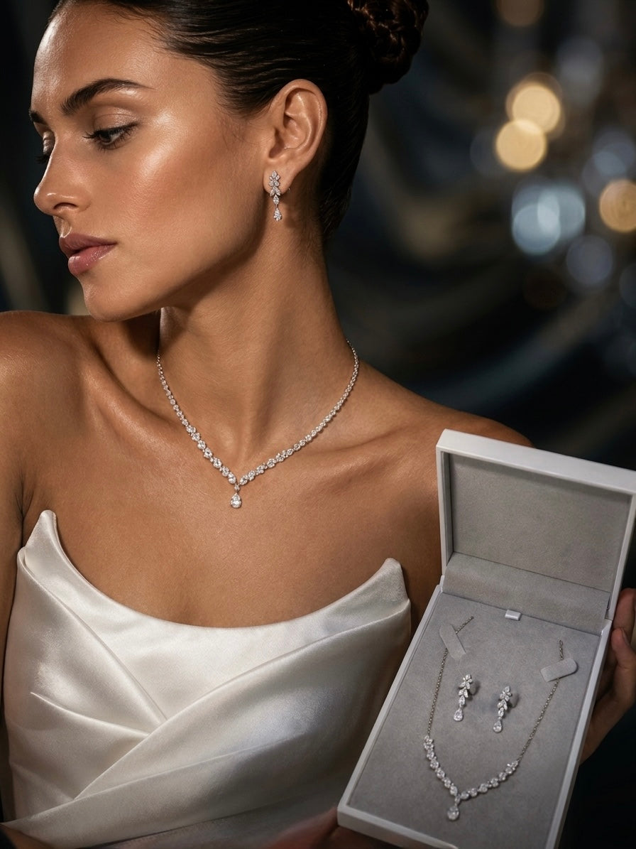 Ensemble Princesse: Collier et ses boucles