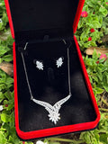 SNOW WHITE : Ensemble Collier avec ses boucles+ Coffret CADEAU🎁
