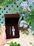 PACK AMALIA :Coffret de 2 pièces: Montre Miliya + rivière + Coffret CADEAU🎀 + Packaging Offert 🎁